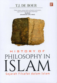 History of philosophy in Islam = Sejarah filsafat dalam Islam