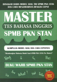 Master SPMB PKN STAN : tes bahasa Inggris