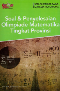 Soal dan penyelesaian olimpiade matematika tingkat provinsi
