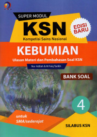 Super modul KSN SMA bank soal kebumian