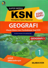 Super modul KSN SMA geografi jilid 1