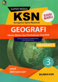 Super modul KSN SMA geografi jilid 3