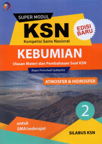 Super modul KSN SMA kebumian : atmosfer dan hidrosfer