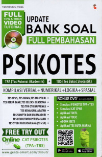 Update bank soal full pembahasan psikotes : TPA (Tes Potensi Akademik) + TBS (Tes Bakat Skolastik)