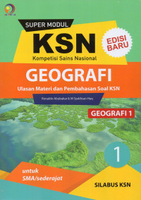 Super modul KSN SMA geografi jilid 1