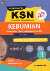Super modul KSN SMA kebumian : bintang dan sistem keplanetan